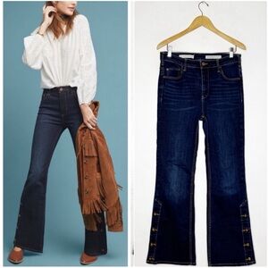 Pilcro Dark Blue Flare Jeans